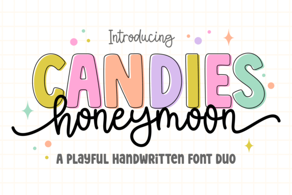 Candies Honeymoon: A Sweet Font Duo for Charming Designs