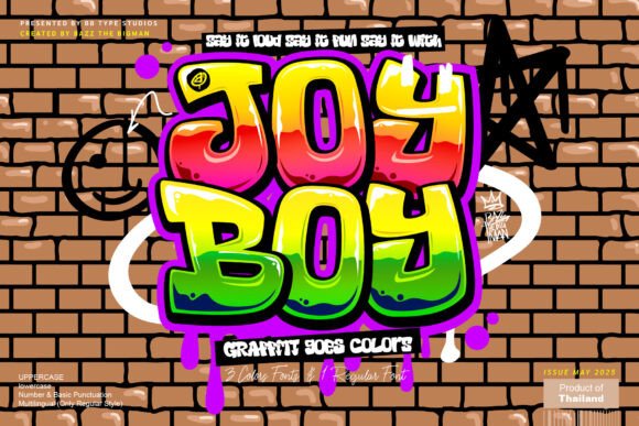 Create Bold Street Art with Joy Boy Typography