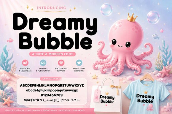 Dreamy Bubble: A Delightful Rounded Display Typeface