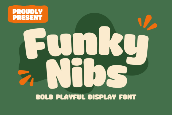 Funky Nibs: A Playful Display Font for Creative Projects