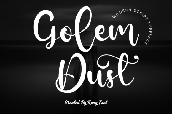 Golem Dust: A Playful Handwritten Font for Creative Projects