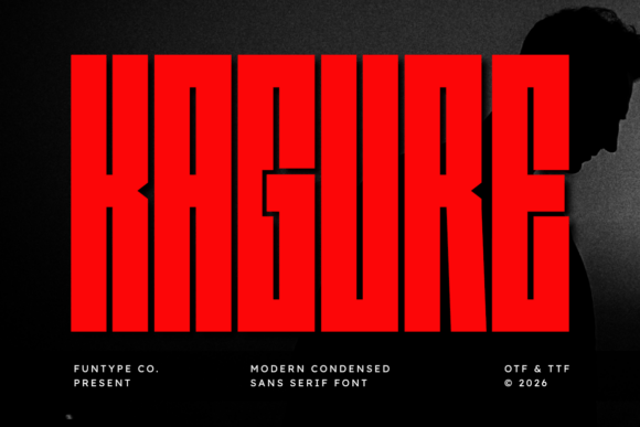Kagure: The Bold Modern Sans Serif for Impactful Design
