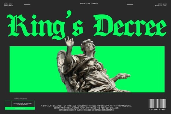 King's Decree: A Font of Timeless Authority