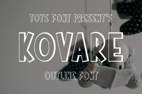 Kovare: A Playful Font for Creative Children's Design