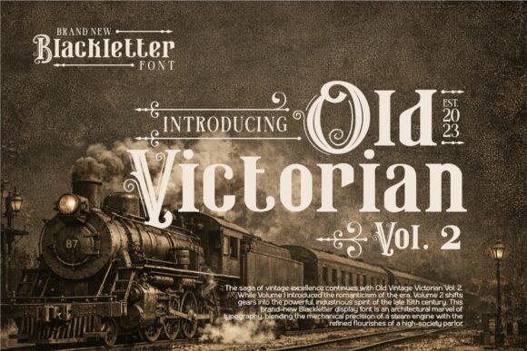 Old Victorian Vol 2: A Typeface of Timeless Elegance