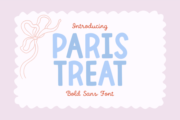 Paris Treat: A Chunky Bold Font for Impactful Designs