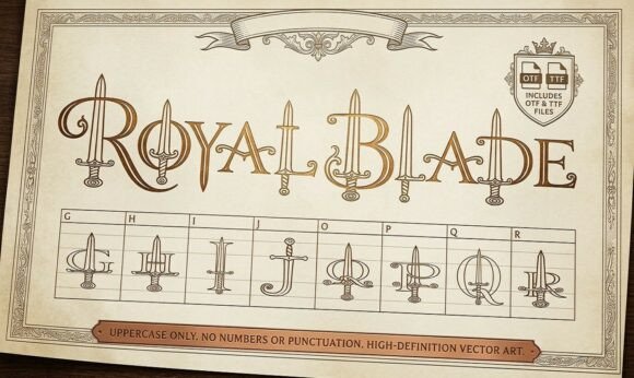 Royal Blade: Where Typography Meets Medieval Craft