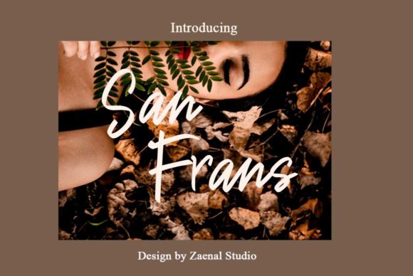 San Frans: A Handwritten Font for Creative Joy