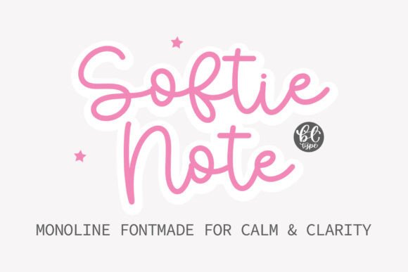 Softie Note: The Sweet Handwritten Font for Creative Projects