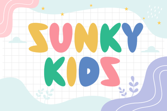 Sunky Kids: A Playful Font for Whimsical Designs